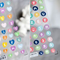 [COD] Ferrite pro thin and tough new craft manicure stickers nail ins heart-shaped letters TS590