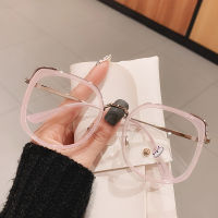 Metal Frame Eyewear Computer Goggle Clear Glasses Oversized Frame Glasses Square Eyewear Fashion Glasses