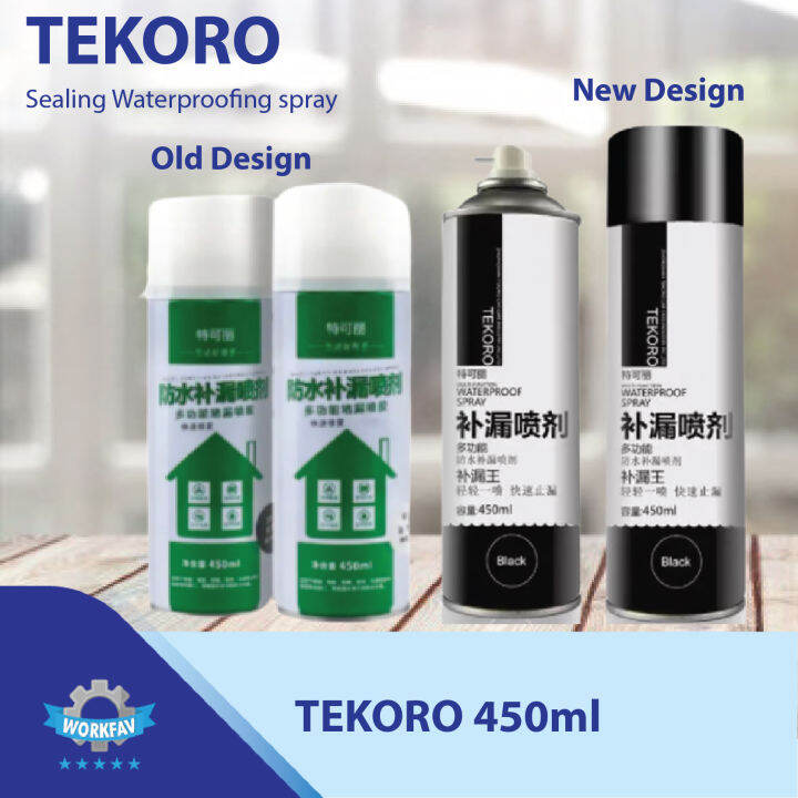 TEKORO 450ml Home Repair Leak Sealing Spray Waterproof Sealant for ...