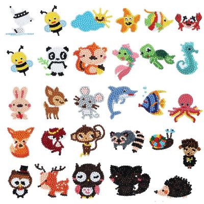 【LZ】bianyotang672 5D DIY Diamond Painting Stickers Kits for Kids and Adult Beginners Stick Paint with Diamonds by Numbers Easy to DIY Cute Animals