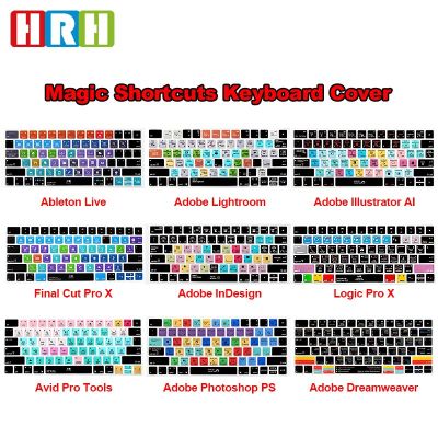 HRH Ableton Live Avid Pro Tools Final Cut Pro X PS Hot key Functional Keyboard Cover Skin for Magic Keyboard MLA22B/A US Basic Keyboards