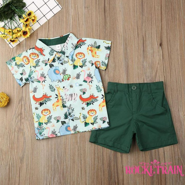 goa2pcs-toddler-baby-boy-short-sleeve-button-down-animal-print-shirt-amp-shorts-outfits-12m-5y