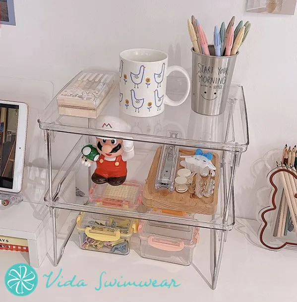 Acrylic Desktop Organizer Table Organizer Makeup Storage Racks