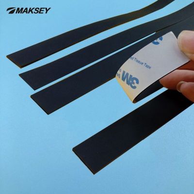 MAKSEY 1pc Rubber Anti Slip Strip Rectangle Sheet Self Adhesive Silicone Square Damper Pads Seal Gasket 300x10/20/30x0.5/1/2/3mm Gas Stove Parts Acces