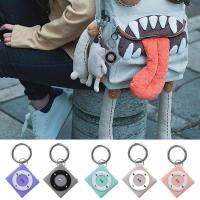 Keychain for Air Tag Durable Silicone Anti-Scratch Mp3 Shaped Protective Cover Key Ring for Apple Air Tags Bumper Shell for Keys and Wallet sturdy