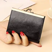 New Women Wallets Fashion Genuine Leather Purses Female Small Purses Short Hasp Wallet Casual Money bag Coin Card Holders Clutch