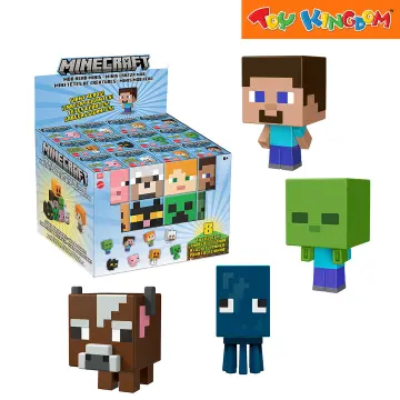 Minecraft Toys Mob Head Minis Collectible Figures with Accessories (Styles  May Vary) 