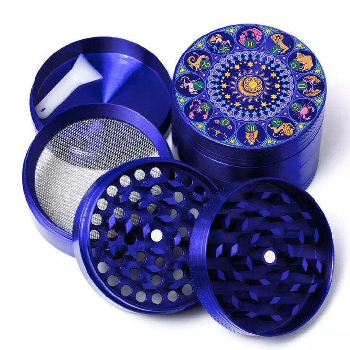 grinder-เครื่องบดอะลูมิเนียม-4-ชั้น-มีกรองผงละเอียด-ฝาแม่เหล็ก-ขนาด-40-มม-ที่บด-เครื่องบด