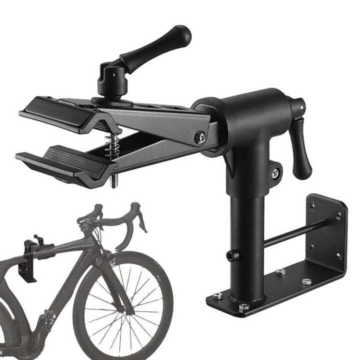 Wall Mount Bike Repair Clamp 2in1 Portable Bicycle Mechanics Work