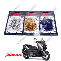 น็อตแคร้ง น๊อตแคร้ง Xmax300 X-max300 X-max300 Yamaha X-max สีไทเท 18 ตัว แสตนเลสแท้