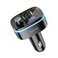 Hoco E62 บลูทูธ ในรถยนต์ Bluetooth5.0 Car Kit FM Transmitter PD20W + QC 3.0 display LED