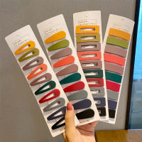 GJNGJNGG ผู้หญิง เรียบง่าย 10 ชิ้น/เซ็ต Morandi Colours หมวก มาการอง กิ๊บติดผมฝ้า คลิปบีบี กิ๊บติดผม เครื่องประดับผม