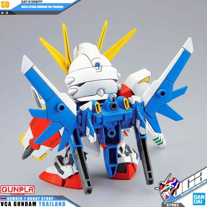 bandai-gunpla-super-deformed-sd-gundam-bb388-build-strike-gundam-full-package-โมเดล-กันดั้ม-กันพลา-vca-gundam