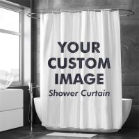 Bernicl Funny Custom Shower Curtains Cartoon Animal Ocean Forest Customized Photo Bath Curtain Waterproof Home Bathroom Decor with Hooks