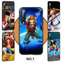 Casing หรับ OPPO A91 F15 A81 A92 A72 A52 A93 A94 Reno 2 2Z 2F 3 4 5 5K 6 4Z 6Z Lite Pro Plus A92S ni39 Cartoon one piece Luffy Pattern Phone เคสโทรศัพท์