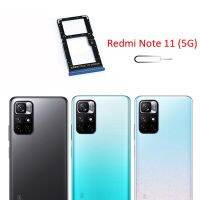 ถาดซิมเอสดีการ์ดโทรศัพท์สำหรับ Xiaomi Redmi Note 11 Pro 5G ของแท้ใหม่ช่องใส่ซิมชิพลิ้นชักพร้อมขาสำหรับ Redmi Note 11 LKT37123อะไหล่