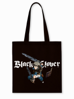 กระเป๋าผ้า Black Clover กระเป๋าผ้าพิมพ์ลาย กระเป๋าผ้าCotton 100%