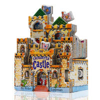 English original Mini house Mini Castle The Enchanted Castle Sleeping Beauty cat Princess Mini House series fantasy Castle toy book cardboard modeling book