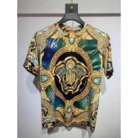 VERSACE เสื้อยืดคอกลมสียอดนิยมสำหรับเยาวชนชาย