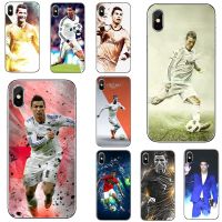 【Shell set] Cristiano Ronaldo สำหรับ Huawei P30 P40 P20 P7 P8 P9 P10 Lite Plus Pro 2015 2016 2017มินินุ่ม TPU โทรศัพท์กรณี