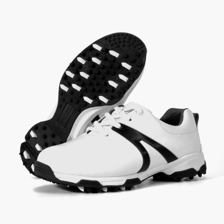 pgm-รองเท้ากีฬารองเท้ากอล์ฟสำหรับเด็กรองเท้ากันลื่นรองเท้ากีฬาระบายอากาศของเยาวชน-xz154
