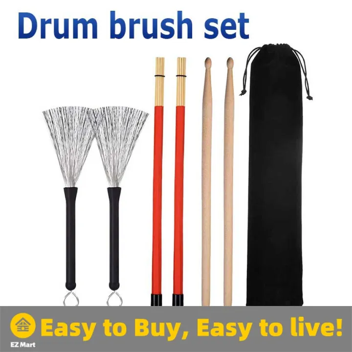 1 Pair 5A Drum Sticks Classic Maple Wood Drumsticks Set Drum Sticks