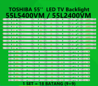 55L5400VM 55L2400VM แถบไฟเรืองแสงทีวี LED โตชิบา55L2400 55L5400