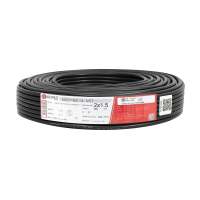 สายไฟ VCT S SUPER 2x1.5 ตร.มม. 100 ม. สีดำVCT ELECTRIC WIRE S SUPER 2X1.5SQ.MM 100M BLACK **ราคารวม Vat แล้วค่ะ ไม่มีบวกเพิ่ม**