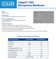 Celgard lithium ion battery diaphragm, lithium button polystyrene diaphragm, Celgard 2325 2400 2500.