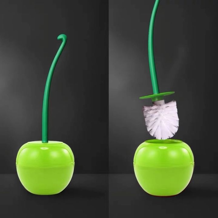 1pcs-red-toilet-brush-toilet-holder-bathroom-accessories-creative-lovely-cherry-shape-lavatory-brush-toilet-brush-holder-set