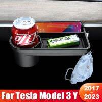 For Tesla Model 3 Y 2017- 2021 2022 2023 2024 Car Glove Box Storage Box Rack Shelf Mobile Phone Water Cup Tray Accessories