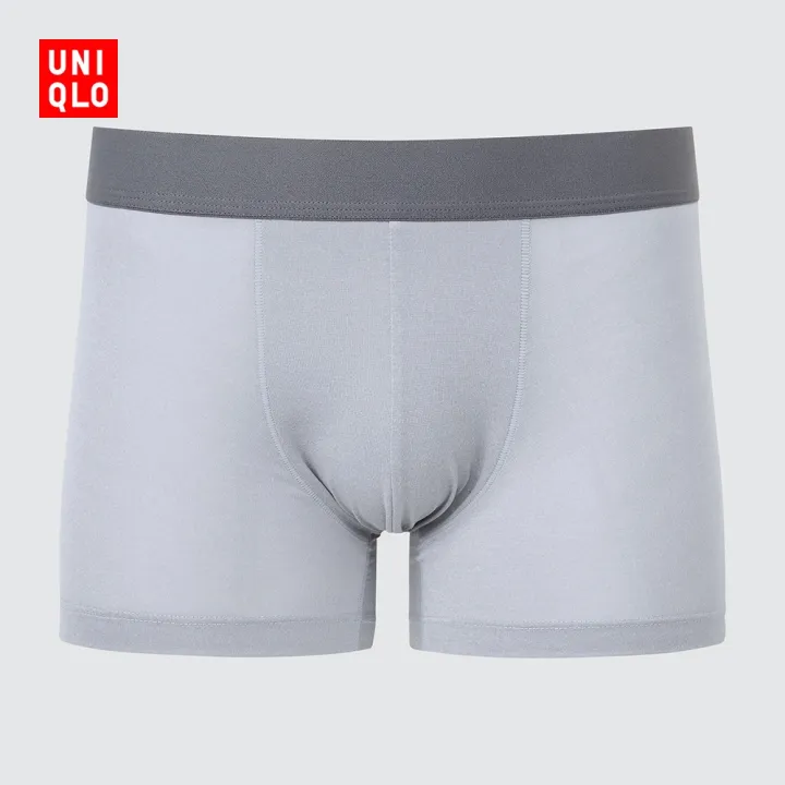 Uniqlo cool black technology men's AIRism knitted shorts low waist cool ...