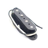 HR-4 String Guitar Bass Pickup Alnico 5 Magnet Fiber Bobbin for TL Bass Electric Guitar Black