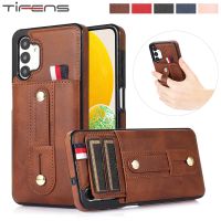 【CW】☋  Leather A71 A51 A70 A50 A30 S Luxury Wallet Card Slot Magnetic Shockproof Business Cover