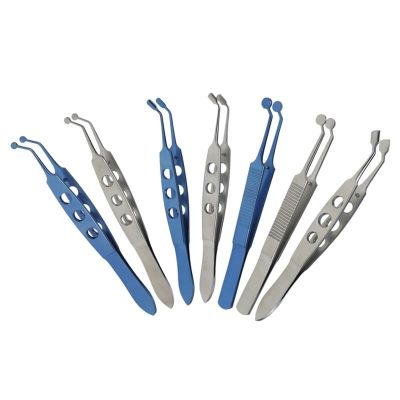 Ophthalmic Massage Forcep Ophthalmic Tweezers Clamp Autoclavable Ophthalmic Instrument Stainless Titanium