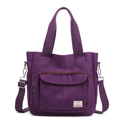 Multifunctional Nylon For Fashion Messenger Handbags Zipper Bag Women Large Capacity
