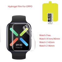 Full Cover Hydrogel Film Screen Protector For Oppo Watch 2 42mm 46mm 41mm Smart Watch Not Glass Soft Screen Film For Watch Free