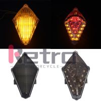 Res.☌Lampu Belakang ไฟ LED Sinyal Belok สำหรับ YZFR1ยามาฮ่า YZF R1 YZF-R1 2007 2008 Aksesori มอเตอร์