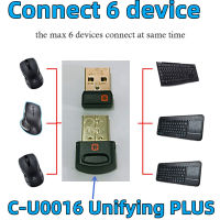 Unifying 6ช่องรับสัญญาณไร้สาย Dongle อะแดปเตอร์ USB สำหรับ Mouse MX M510แป้นพิมพ์ K400 K350รับสัญญาณไร้สาย