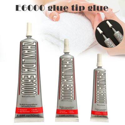 Glue for Rhinestones E6000 15/25/50ML Needles Epoxy Adhesive Hotfix Jewelry