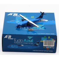 LH4258อัลลอยด์สะสมเครื่องบินของขวัญ JC ปีก1:400 LH4258 Tudo AZUL สายการบิน ATR72-500โมเดลเครื่องบินโมเดล PP-PTU