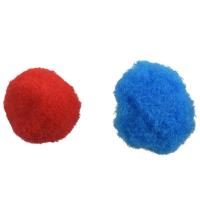 100 Pcs Mixed Color Soft Fluffy Pompoms for kids Crafts, 30mm