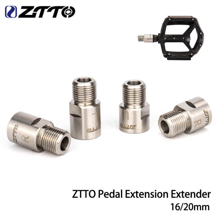 ZTTO Bicycle Pedal Extender 16mm 20mm Mountain Road Bike Pedal Axis