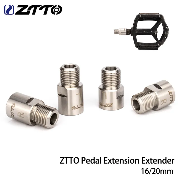 ZTTO Road Bike Crank Arm Qfactor Extender Adapter Pedal Axle Extension