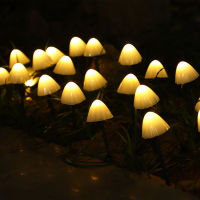 Solar String Light 102030LED Garden Decoration Mushroom Lights Waterproof Fairy Light Garland Patio Decor Outdoor Solar Lights