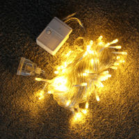 10 Meters 100 LED Bulbs String Lights 220V EU Plug Christmas Tree Fairy Garland Lamp Holiday Decorations For Home Garden Outdoor