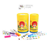 Joan Miro - สีเมจิกหัวมนสำหรับเด็กเล็กหัดจับปากกา Round Penpoint Washable Markers