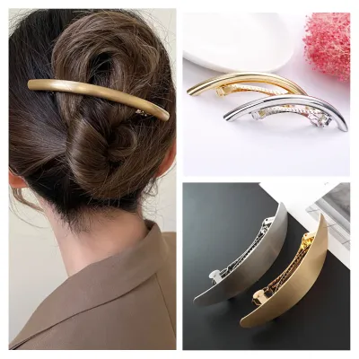 Makeup Hairgrip Metal Hair Clip Smooth Hair Clip Oval Hair Clip Gold Hair Clip Silver Hair Clip