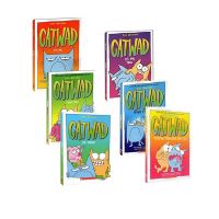 Catwad 6 books series English Comic book for children 7-9 yrs