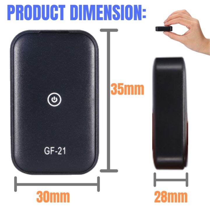 Mini Voice Activated Recorder GPS Tracker Spy Audio Recording Device